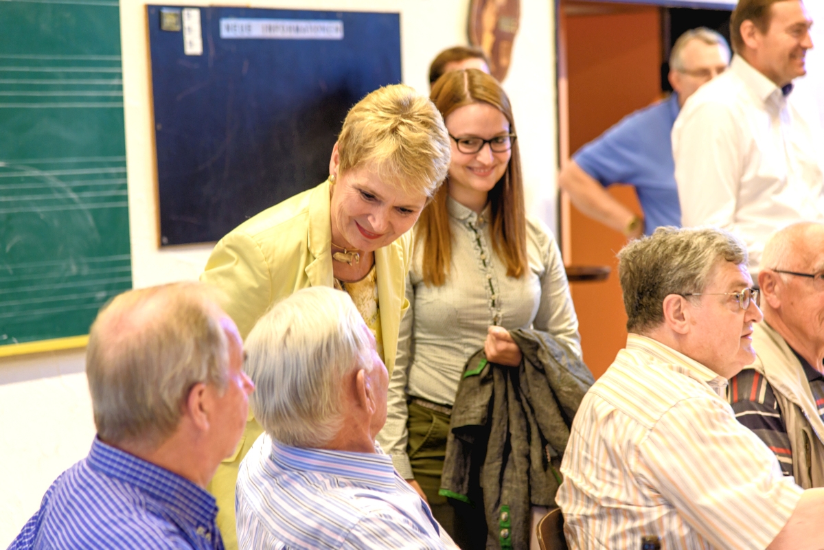 Zu Gast in Scharenstetten: Staatssekretärin im Ministerium für Ländlichen Raum und Verbraucherschutz Friedlinde Gurr-Hirsch MdL